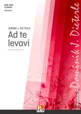 Ad te levavi SATB/SATB choral sheet music cover